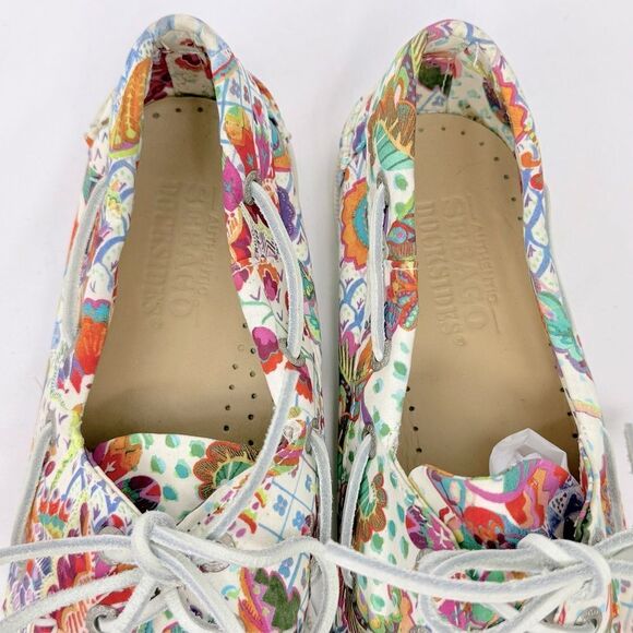 Sebago Colorful Canvas Dockside Deck Shoes in Grand Bazaar Print - Picture 11 of 15